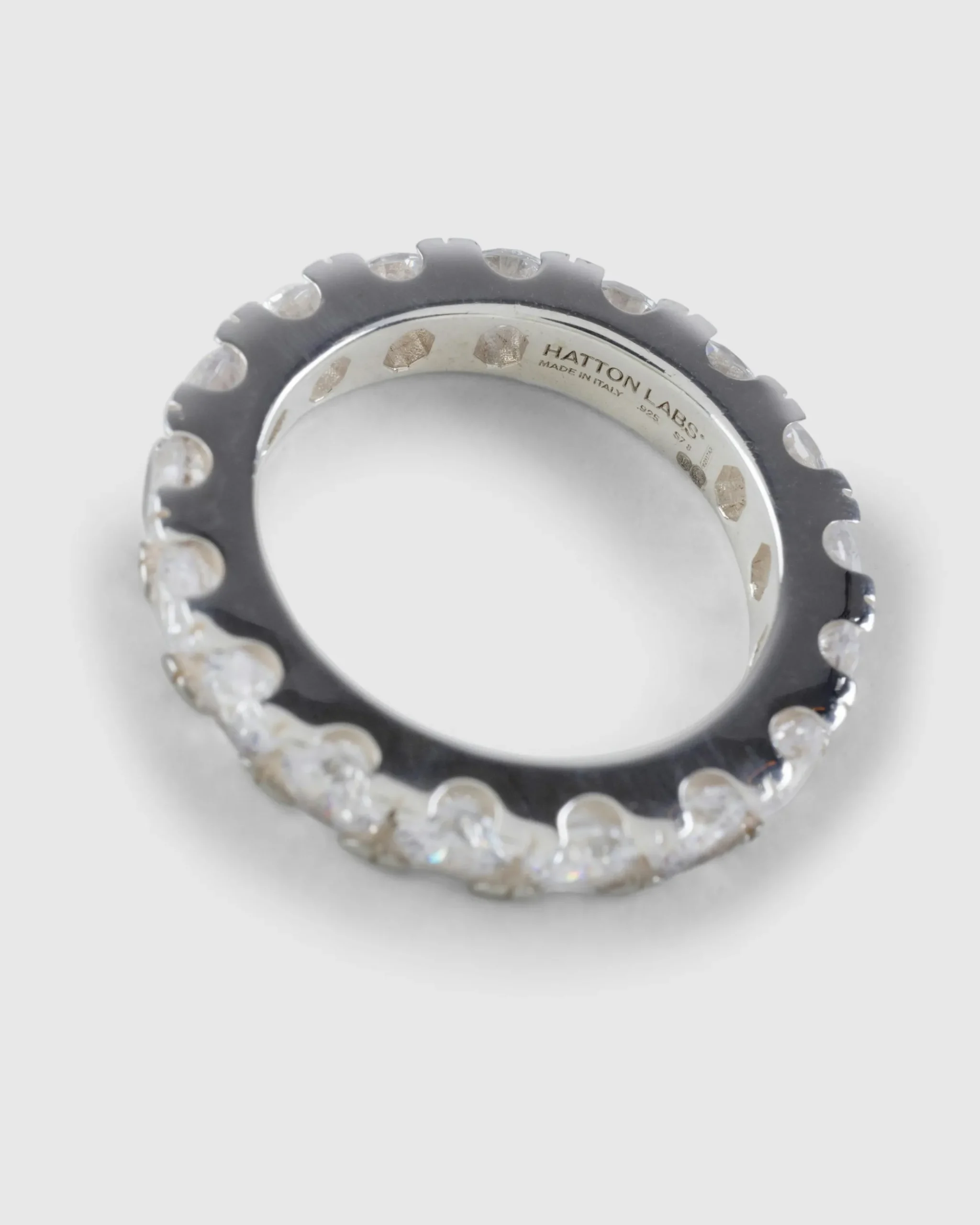 Best Hatton Labs Classic Eternity Ring Sterling Silver/White