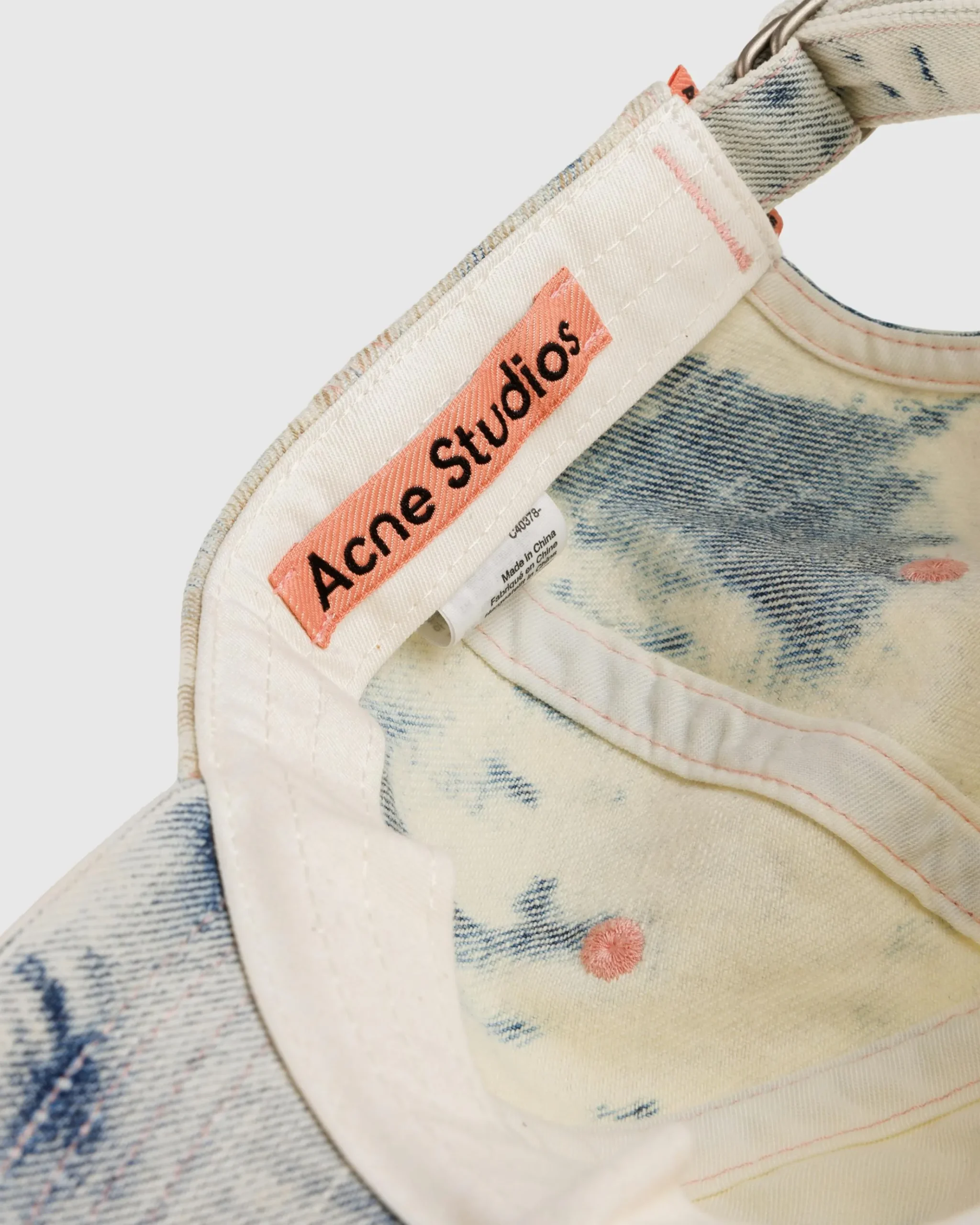 Flash Sale Acne Studios Coated Denim Cap Dirty Blue/Aqua Blue dirtyblue/aquablue