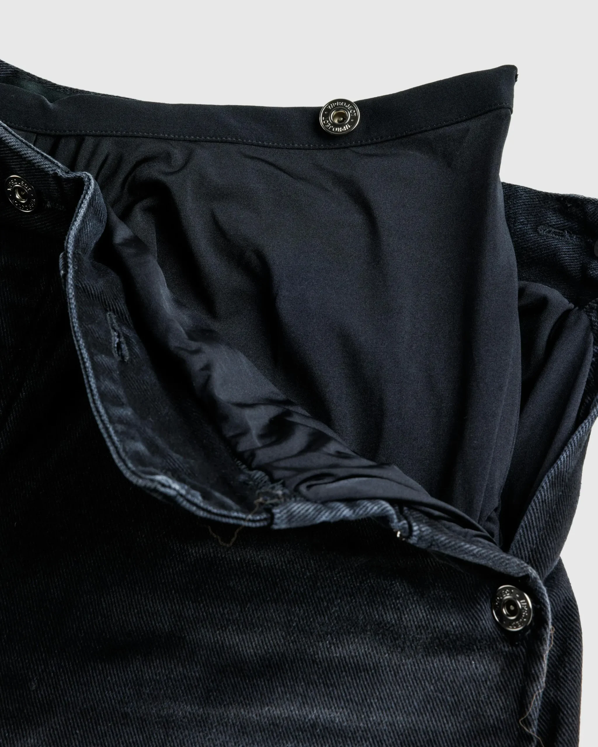 Cheap Y/Project Collapsed Waist Jeans Faded Black/Black fadedblack/black