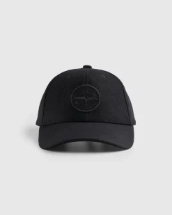 Best Stone Island Compass Logo Hat black