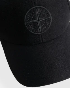 Best Stone Island Compass Logo Hat black