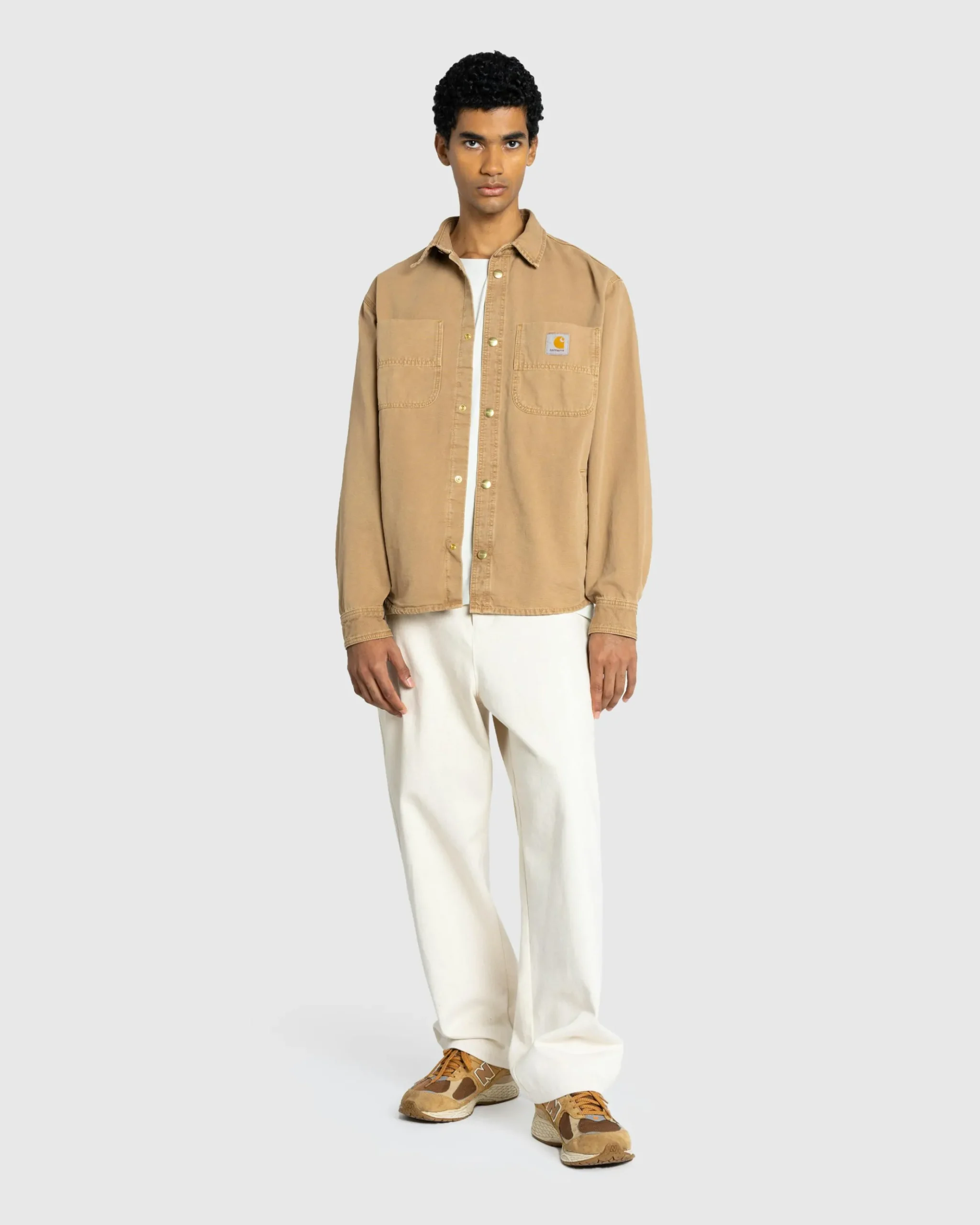 New Carhartt WIP Conro Shirt Jacket Peanut/Stone Dyed peanut/stonedyed