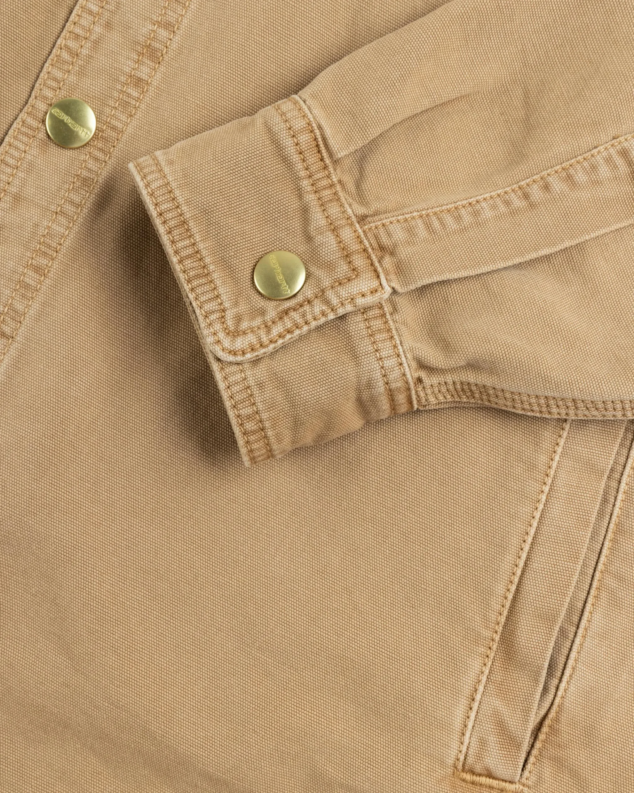 New Carhartt WIP Conro Shirt Jacket Peanut/Stone Dyed peanut/stonedyed