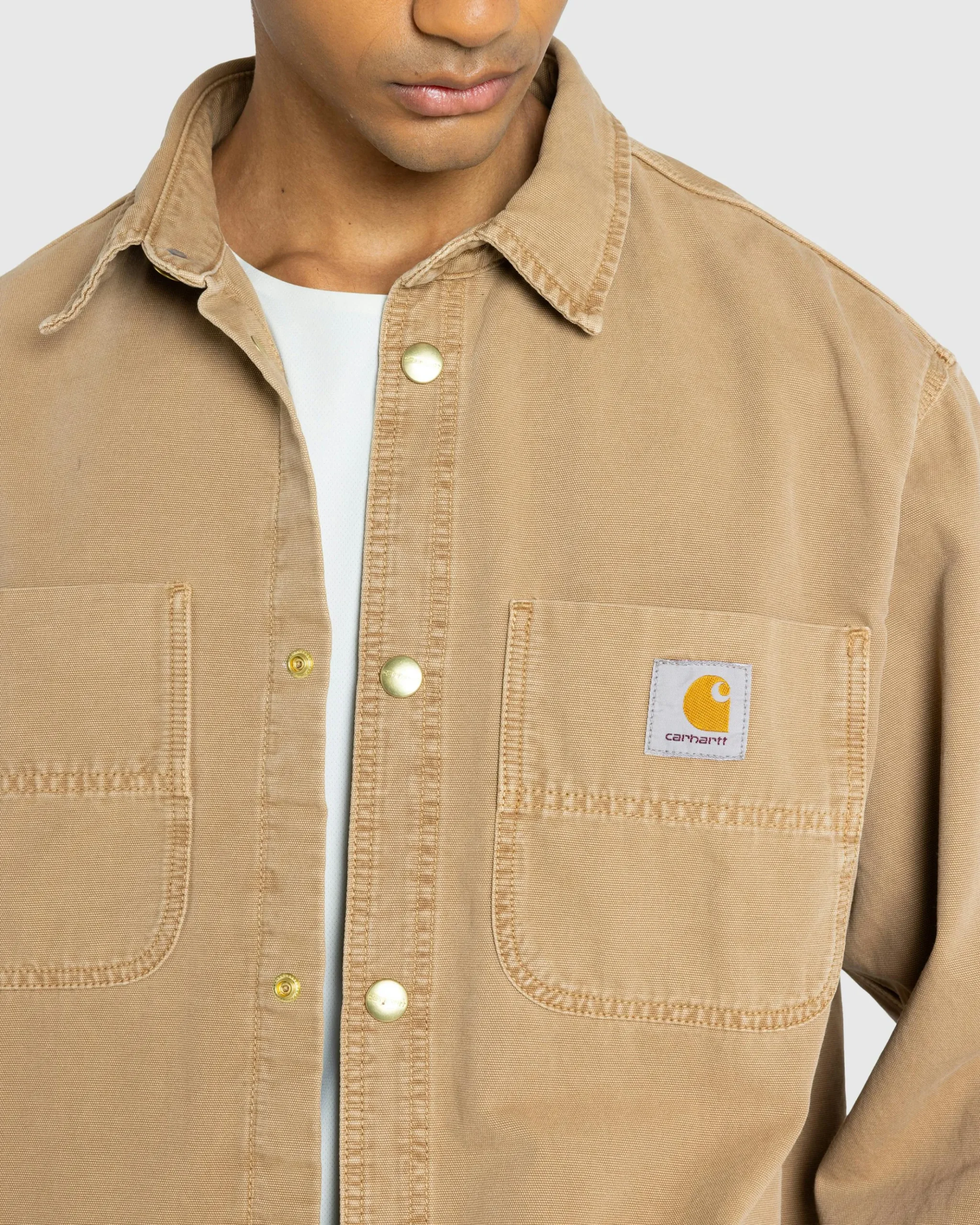 New Carhartt WIP Conro Shirt Jacket Peanut/Stone Dyed peanut/stonedyed