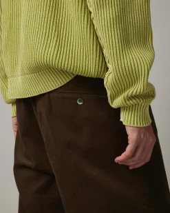 Online Highsnobiety HS05 Cord Pleated Dress Pants brown