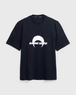 Outlet Marine Serre Cotton Jersey Loose Fit T-Shirt black