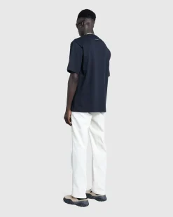 Outlet Marine Serre Cotton Jersey Loose Fit T-Shirt black