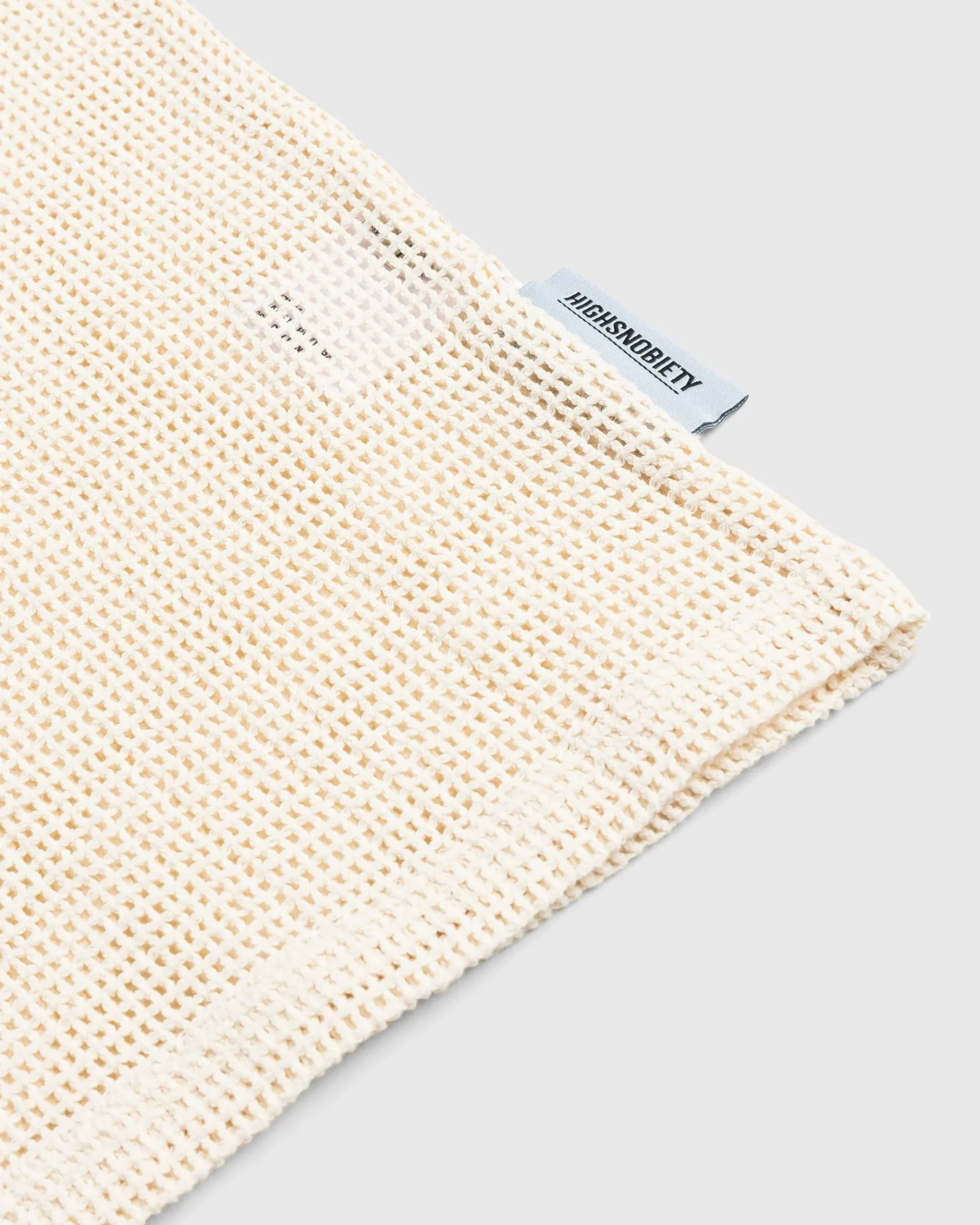 Cheap Highsnobiety Cotton Mesh Knit Tank Top eggshell