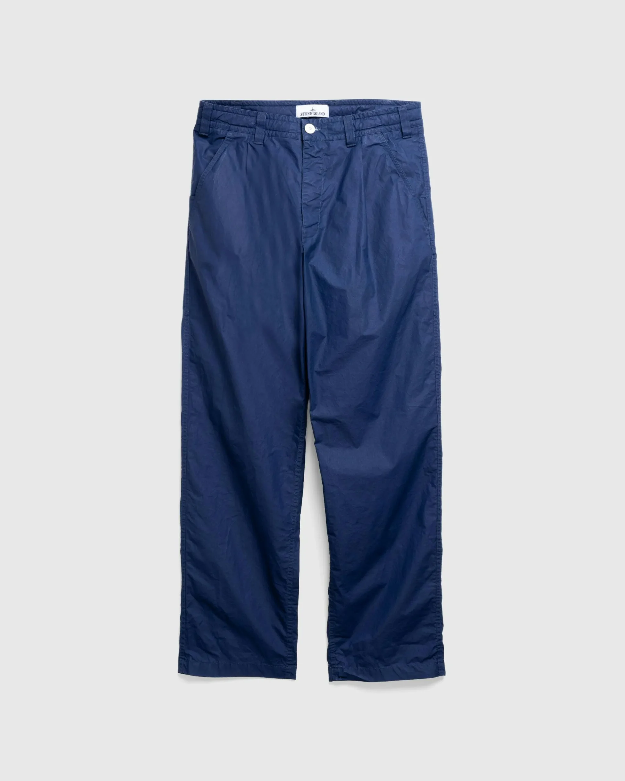 New Stone Island Cotton Pants Royal Blue royalblue
