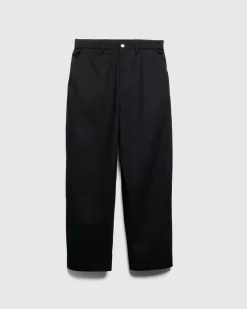New Highsnobiety HS05 Cotton Pleated Trouser black