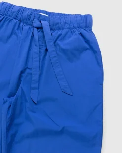Best Tekla Cotton Poplin Pyjamas Pants Royal Blue royalblue