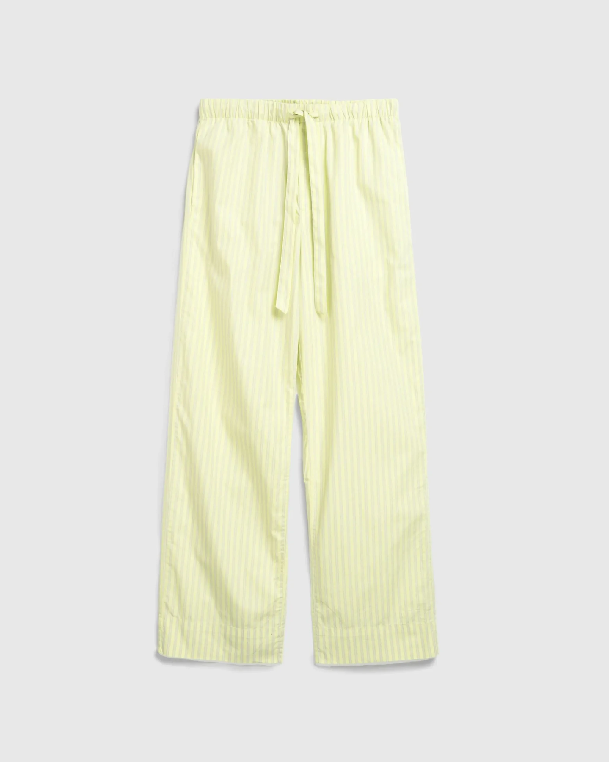 Online Tekla Cotton Poplin Pyjamas Pants Light Moss Stripes lightmossstripes