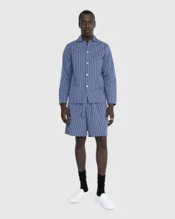 Fashion Tekla Cotton Poplin Pyjamas Shirt Stripes verneuil