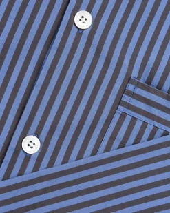 Fashion Tekla Cotton Poplin Pyjamas Shirt Stripes verneuil