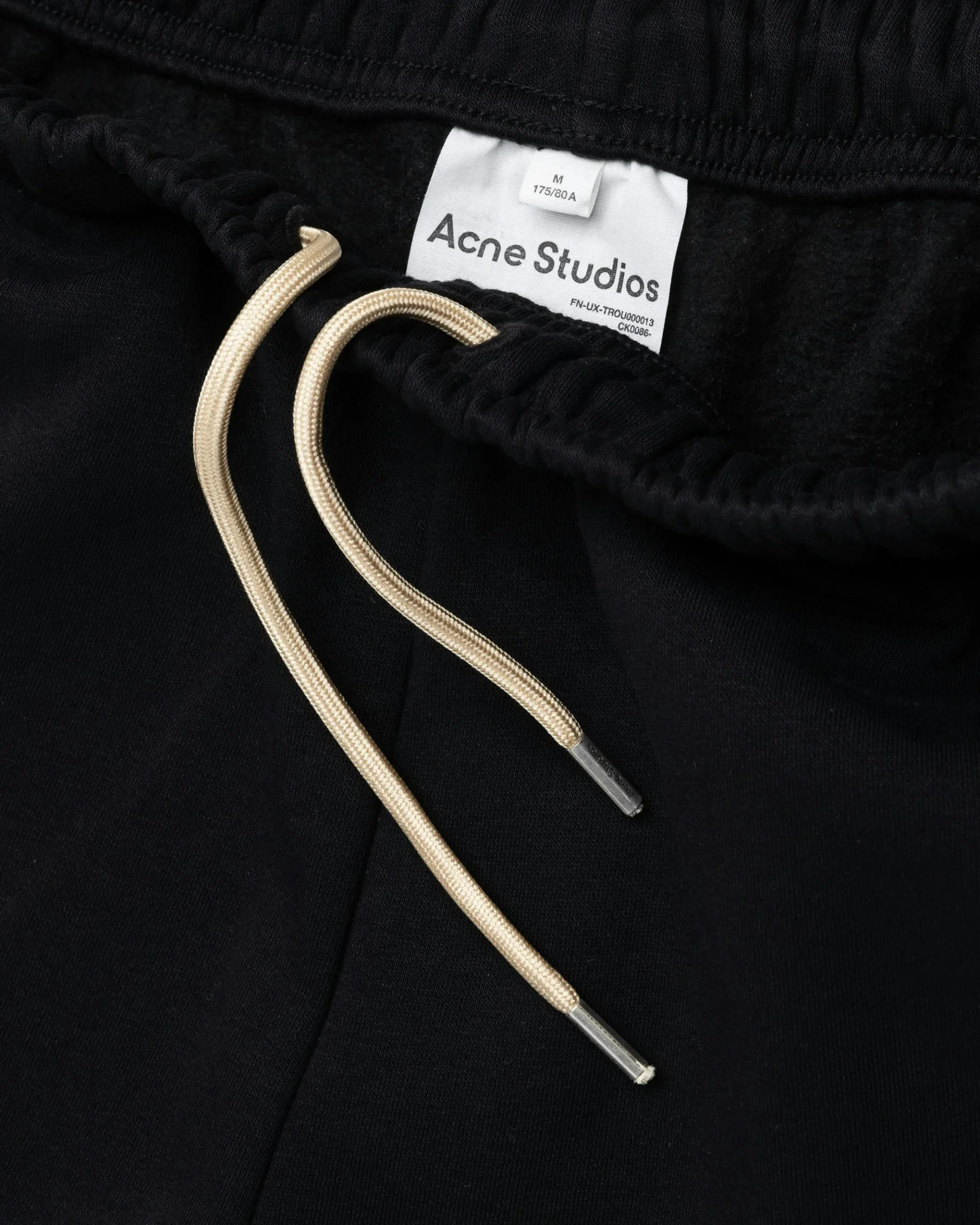 Hot Acne Studios Cotton Sweatpants black