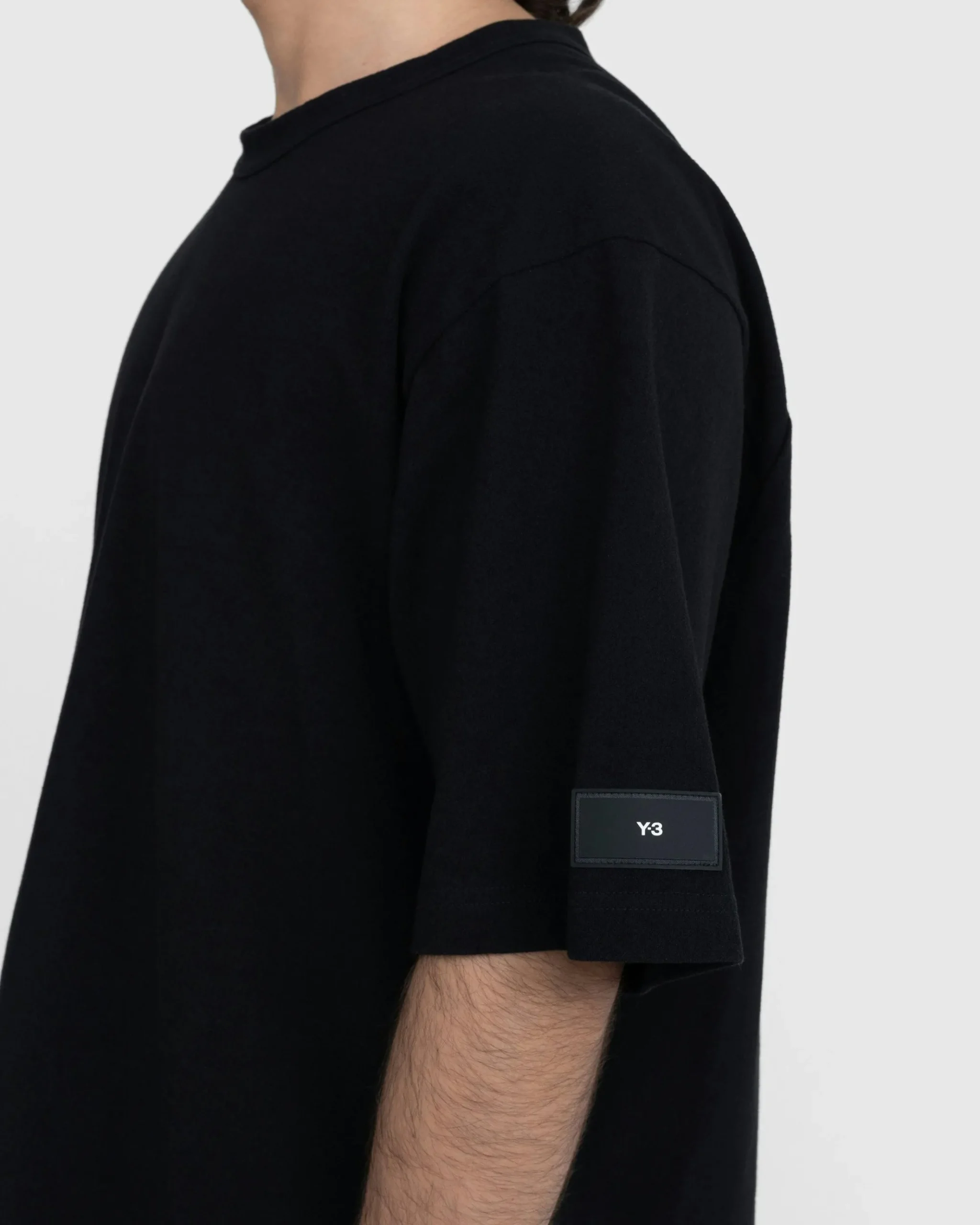 New Y-3 Crepe Short-Sleeve T-Shirt black