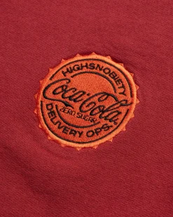 Flash Sale Highsnobiety Crewneck Burgundy red