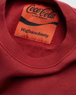 Flash Sale Highsnobiety Crewneck Burgundy red