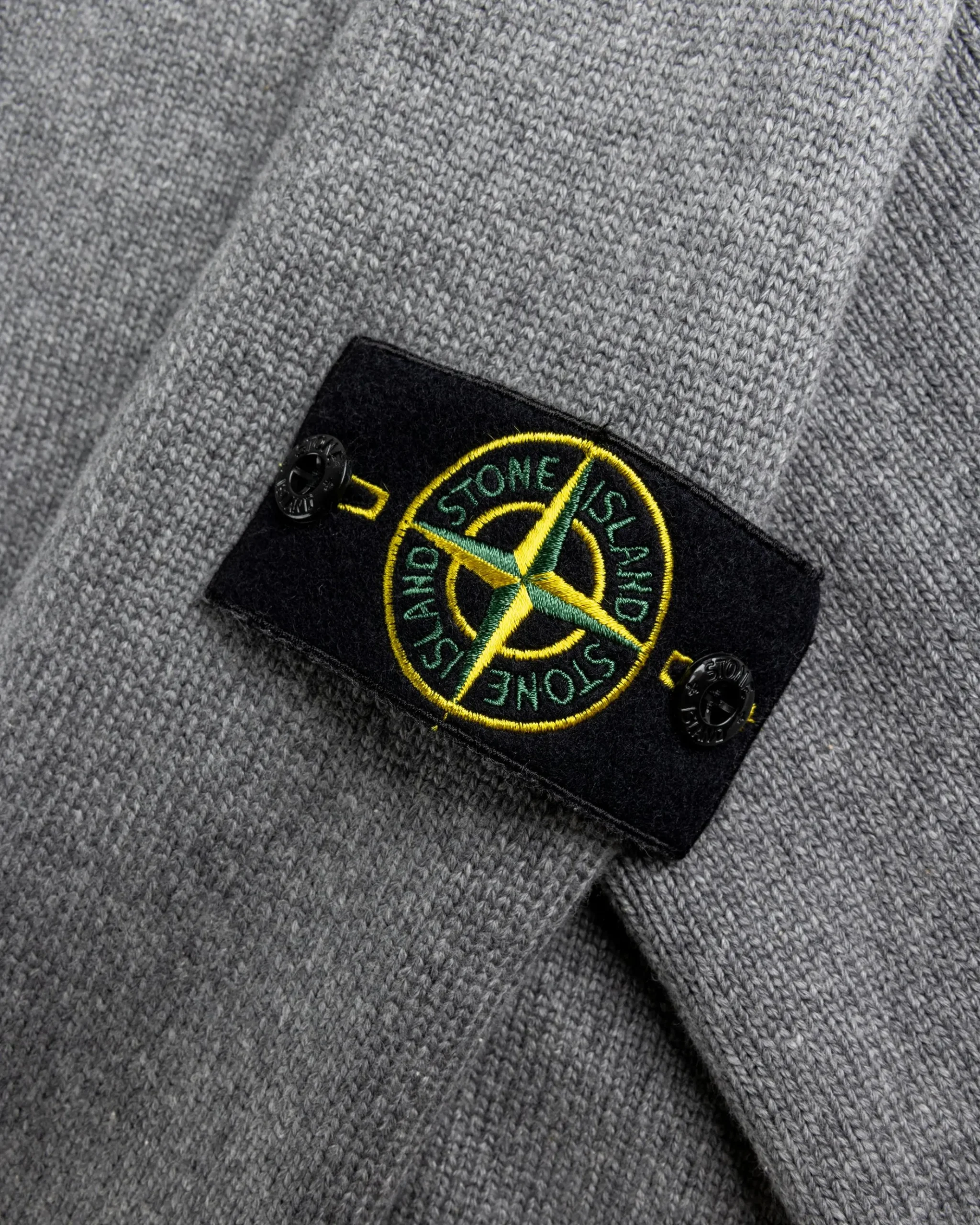 Shop Stone Island Crewneck Sweater Melange Grey melangegrey