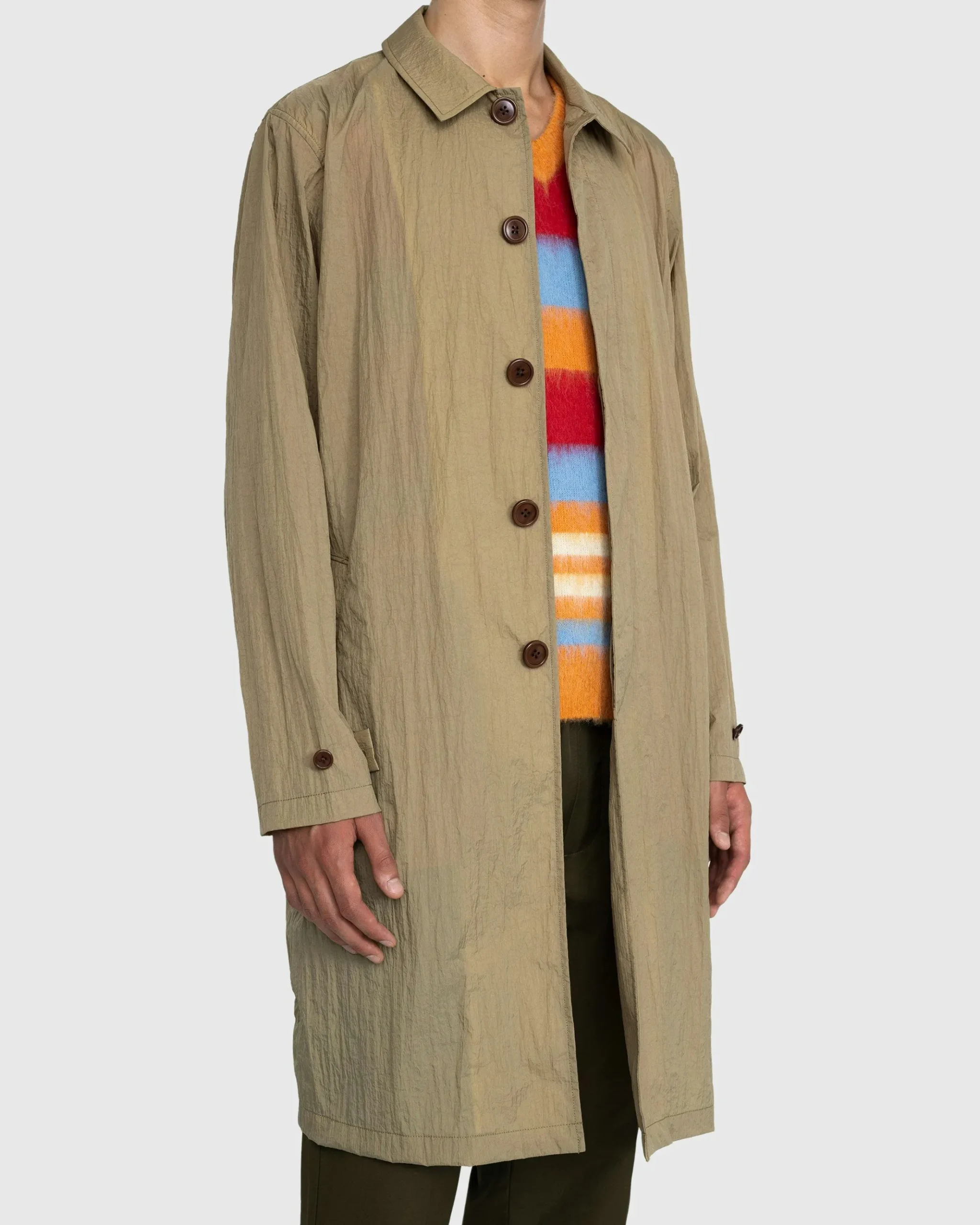 Sale Highsnobiety Crinkle Nylon Mac camel