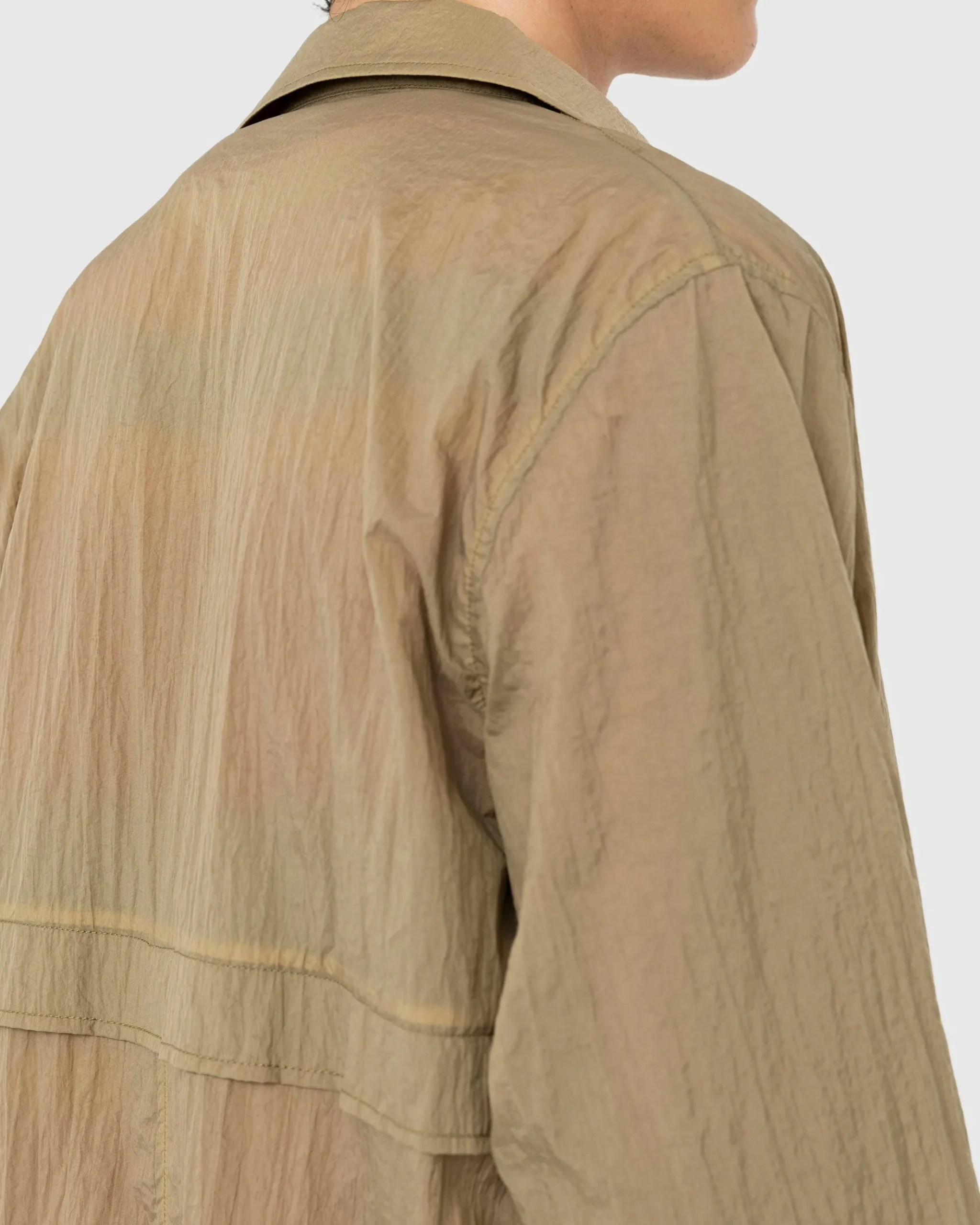 Sale Highsnobiety Crinkle Nylon Mac camel