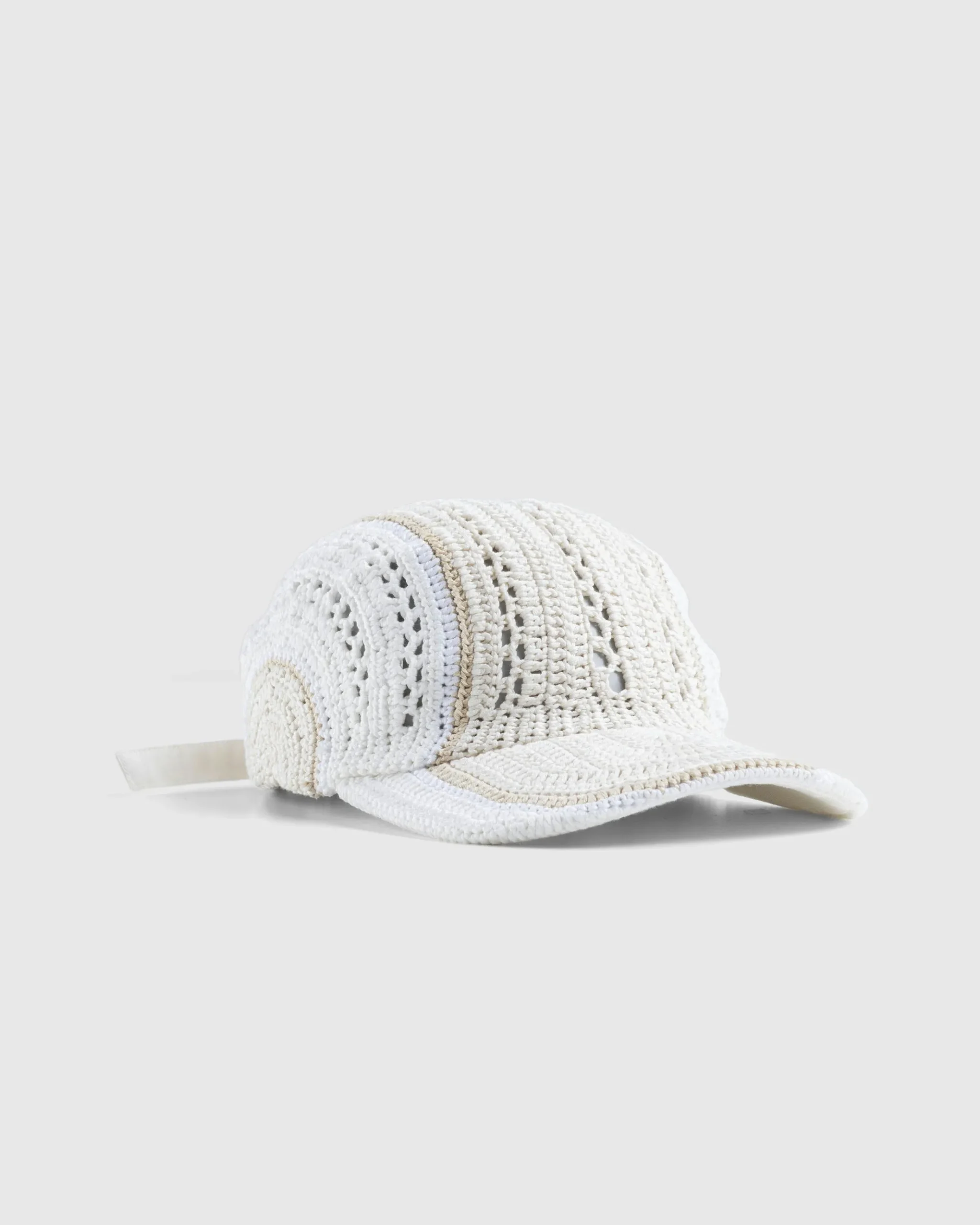 Flash Sale SSU Crochet Baseball Cap Angel Ivory angelivory