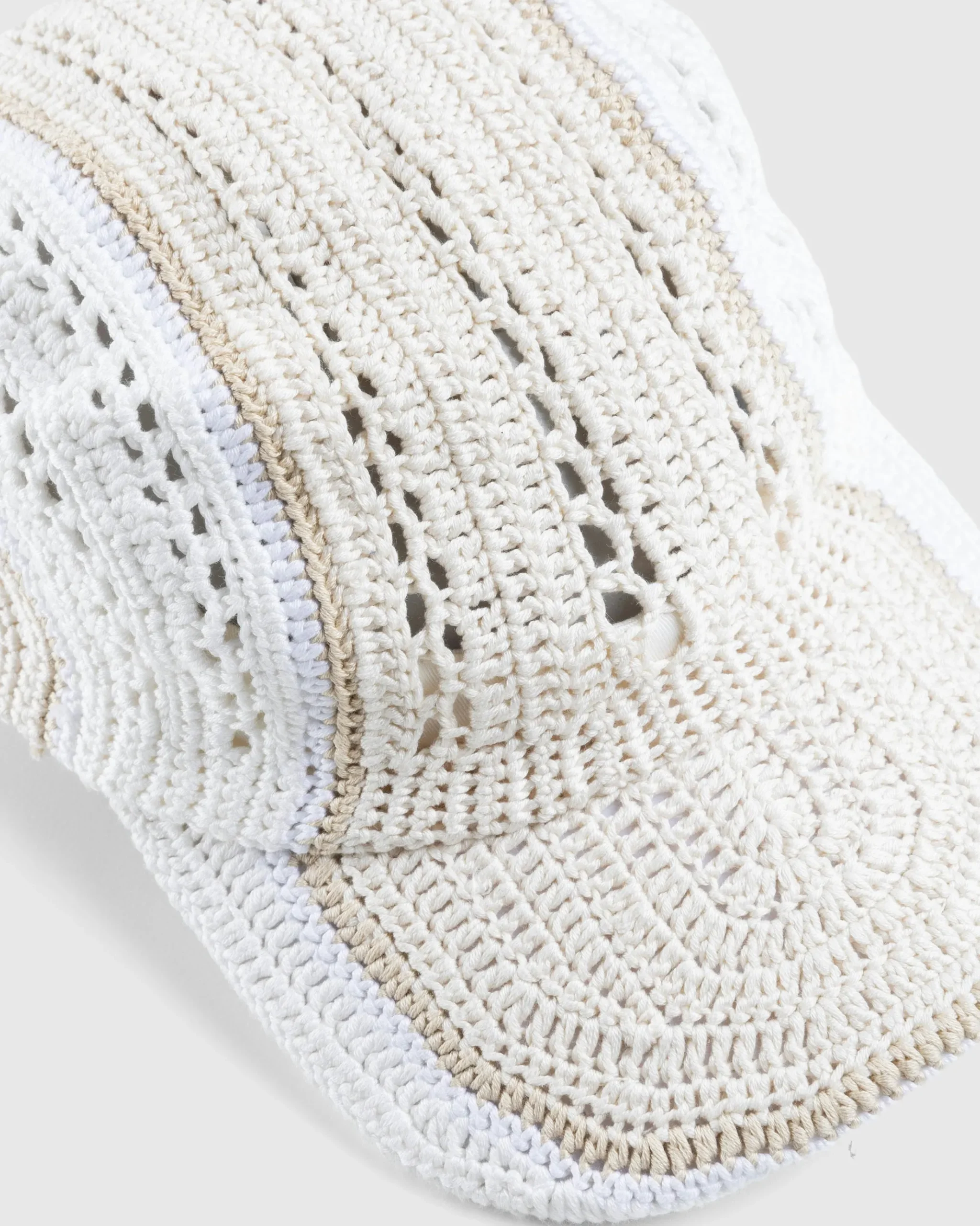 Flash Sale SSU Crochet Baseball Cap Angel Ivory angelivory
