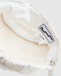 Flash Sale SSU Crochet Baseball Cap Angel Ivory angelivory