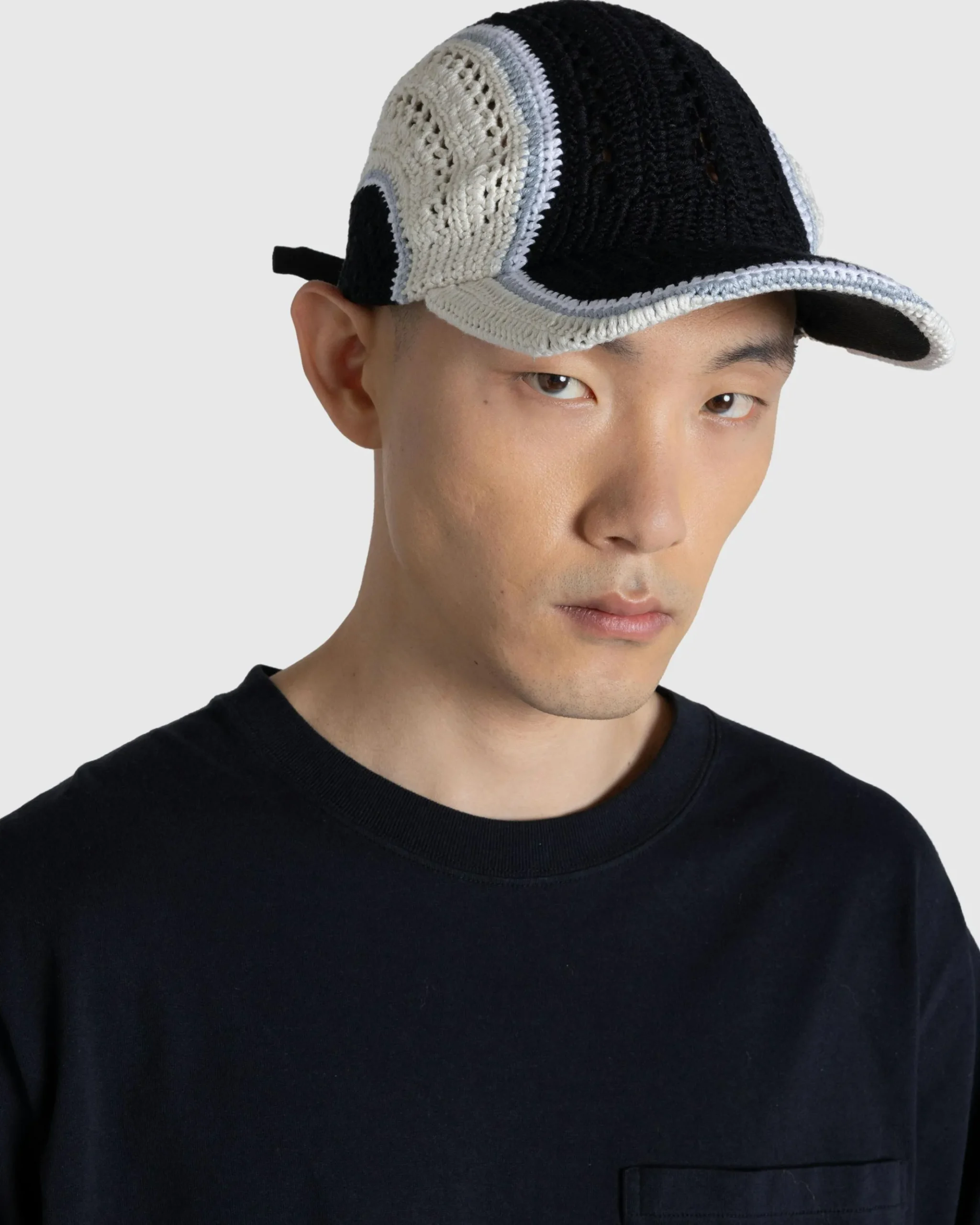 Store SSU Crochet Baseball Cap Midnight Drive Black midnightdriveblack