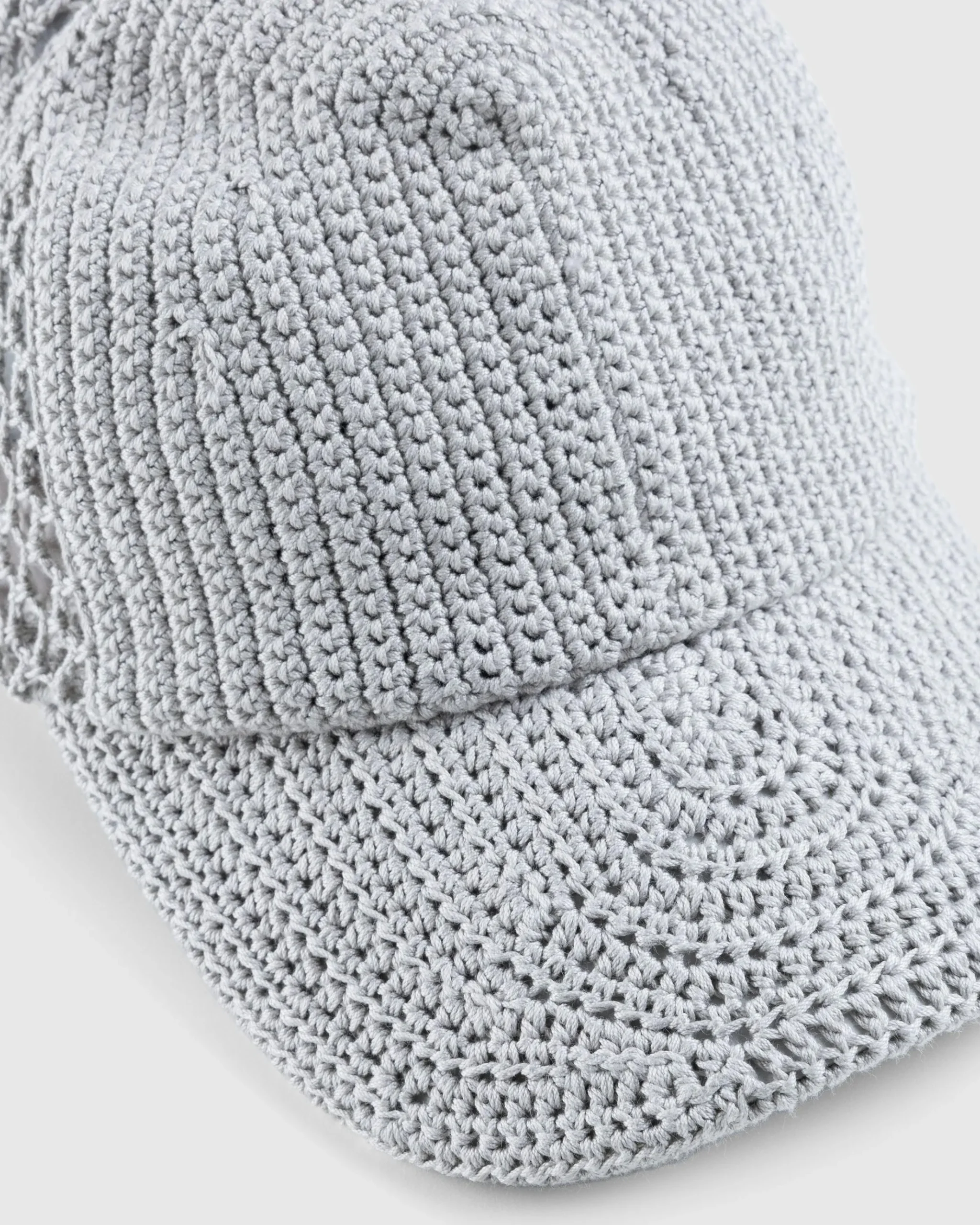 Sale SSU Crochet Trucker Hat Ice Grey icegrey