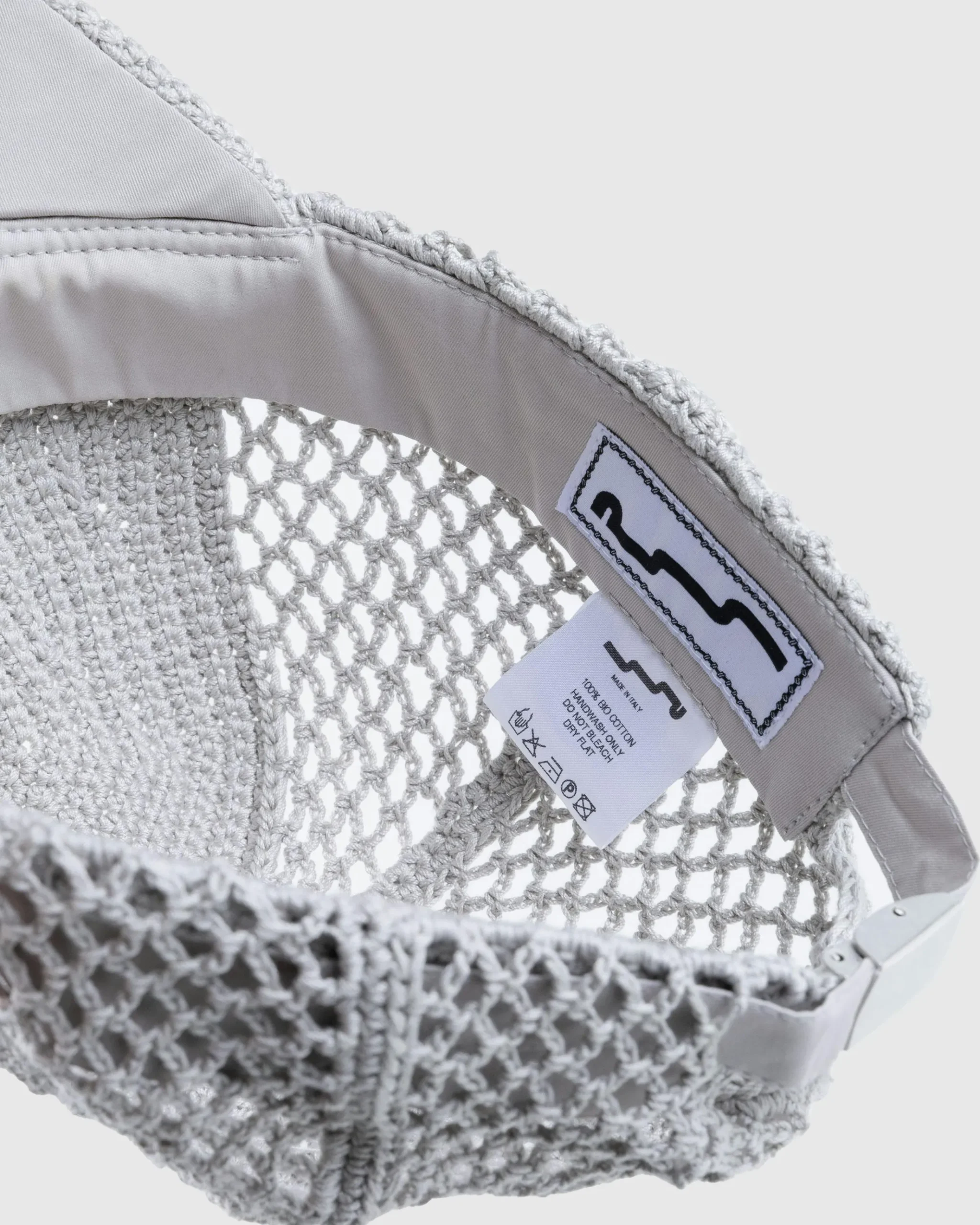 Sale SSU Crochet Trucker Hat Ice Grey icegrey