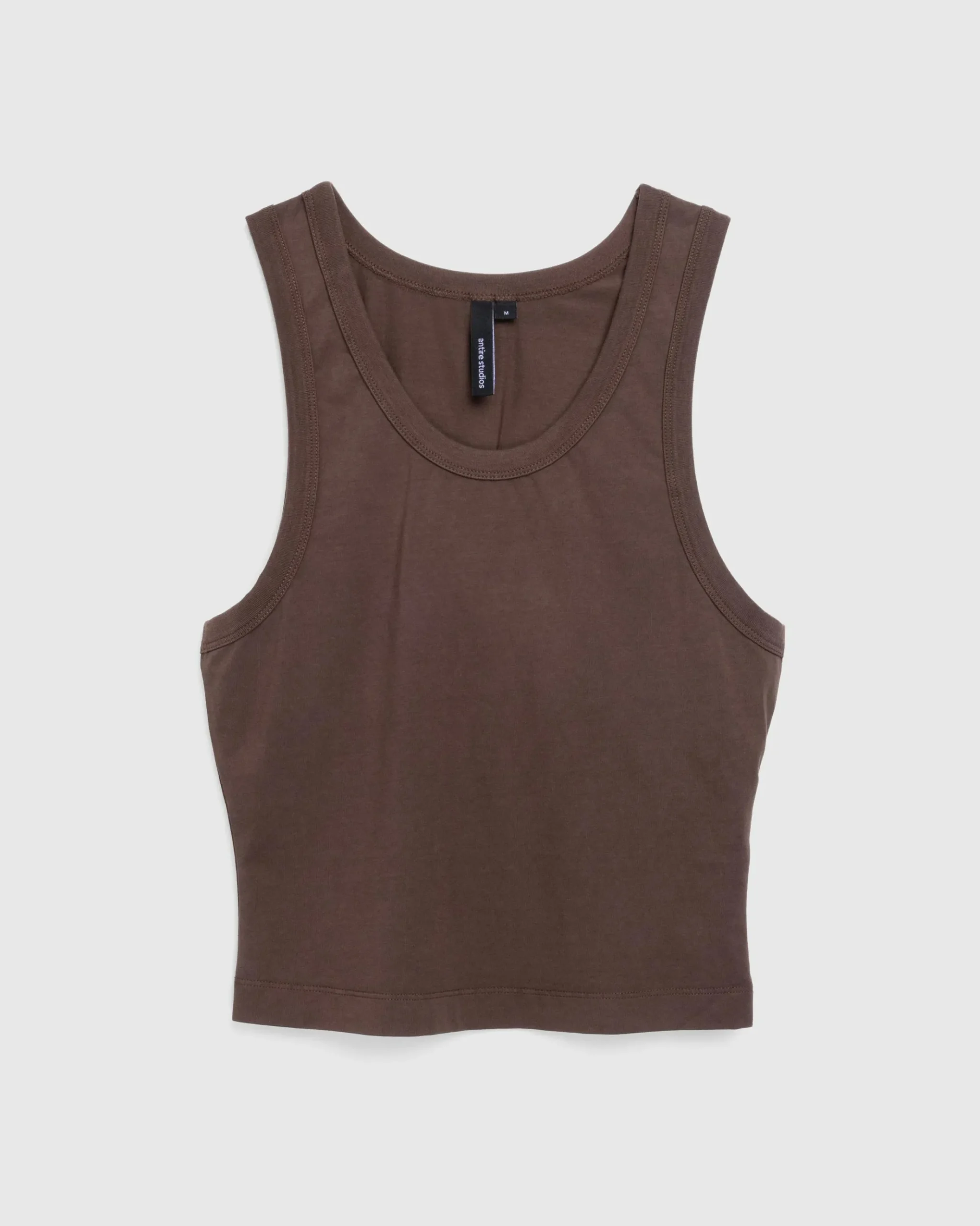 New Entire Studios Cropped Tank brunette