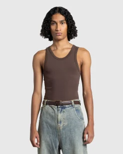 New Entire Studios Cropped Tank brunette
