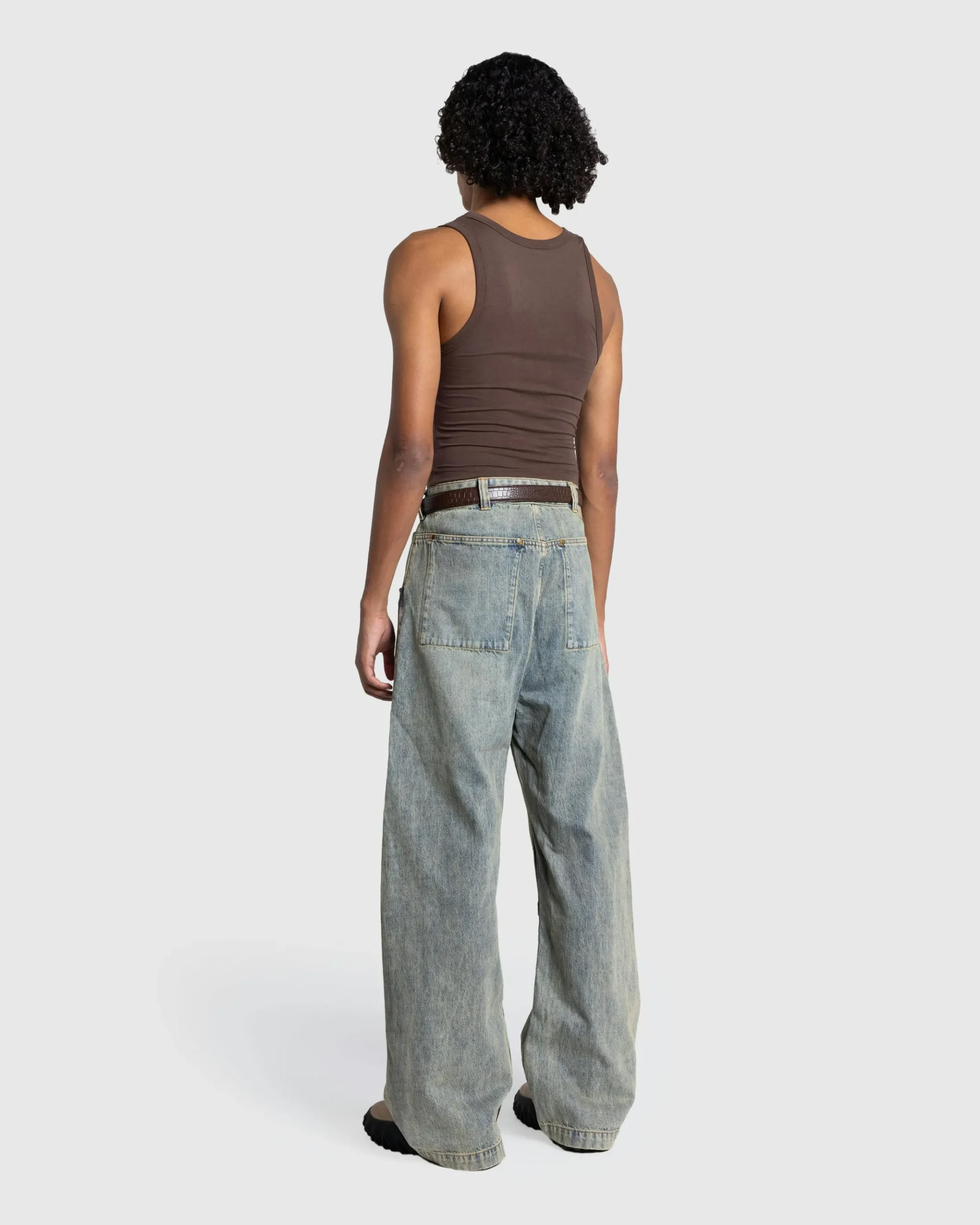 New Entire Studios Cropped Tank brunette