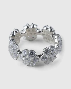 Hot Hatton Labs Daisy Eternity Ring silver/white