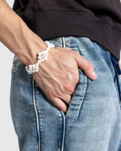 Outlet Hatton Labs Daisy Pearl Bracelet white
