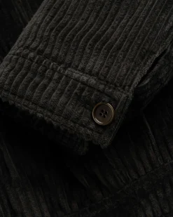 New Meta Campania Collective Dayton Corduroy Trucker Jacket Dark Chocolate Brown darkchocolatebrown