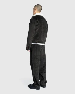 New Meta Campania Collective Dayton Corduroy Trucker Jacket Dark Chocolate Brown darkchocolatebrown