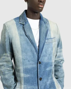 Fashion Diesel Denim Coat Medium blue