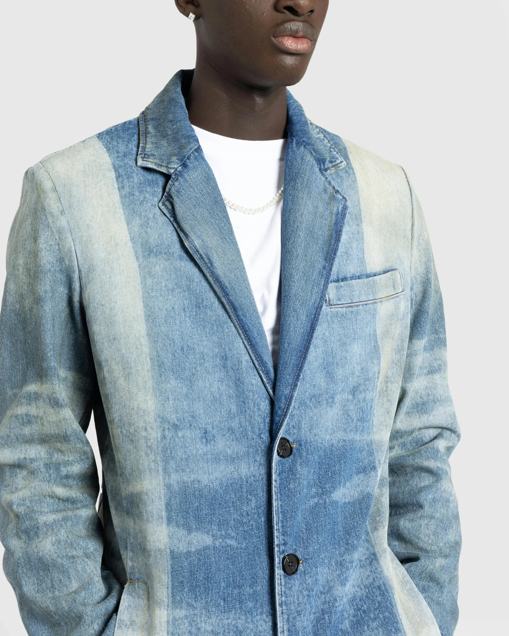 Fashion Diesel Denim Coat Medium blue