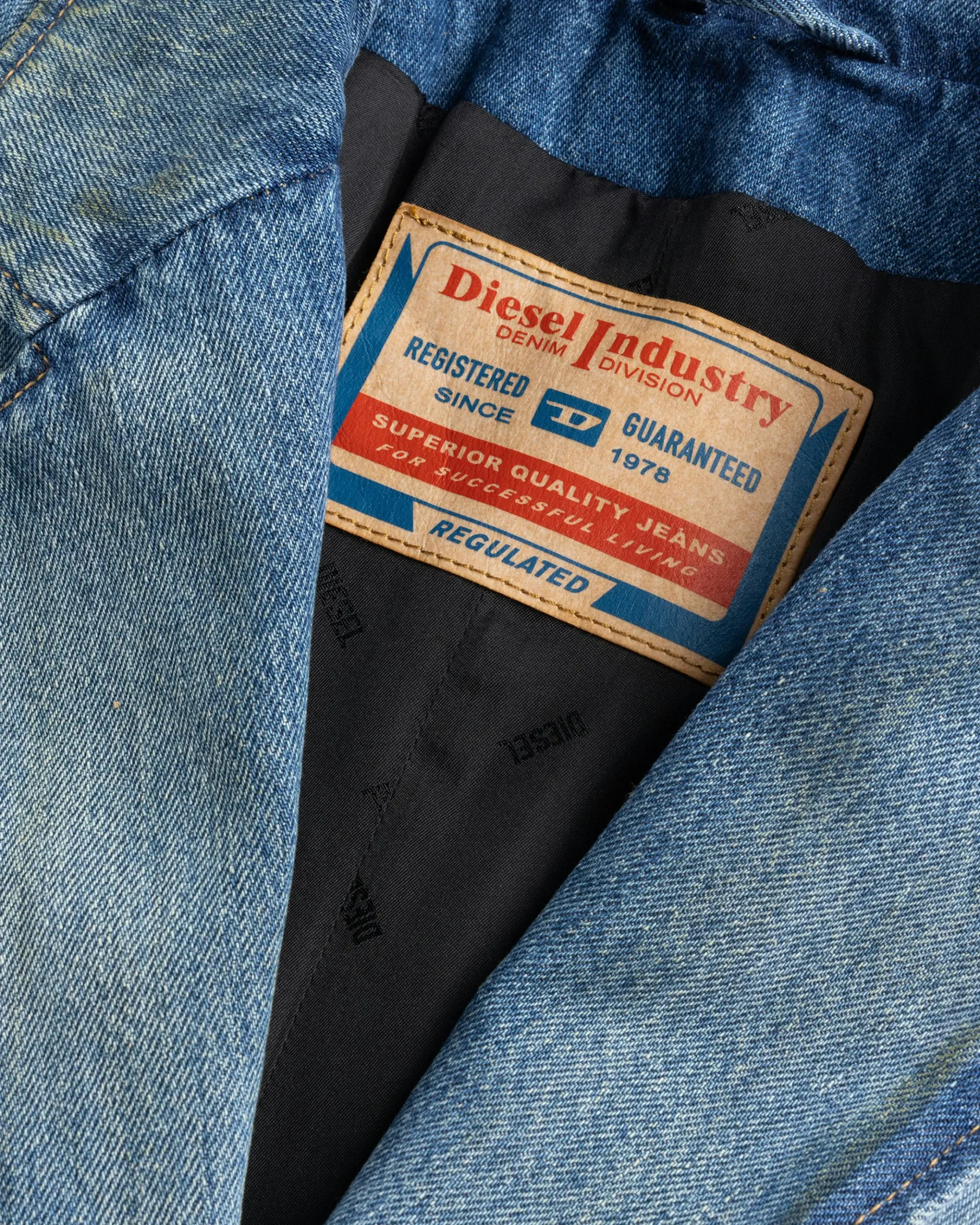 Fashion Diesel Denim Coat Medium blue