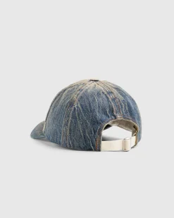 Flash Sale Acne Studios Denim Logo Cap Dark Blue darkblue