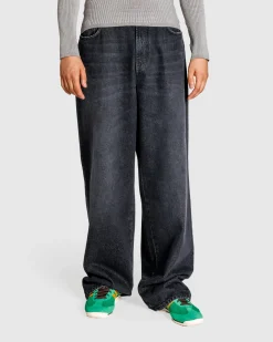 Clearance Jean Paul Gaultier Denim Pant Printed "Body Marinière" Vintage Black/White vintageblack/white/white