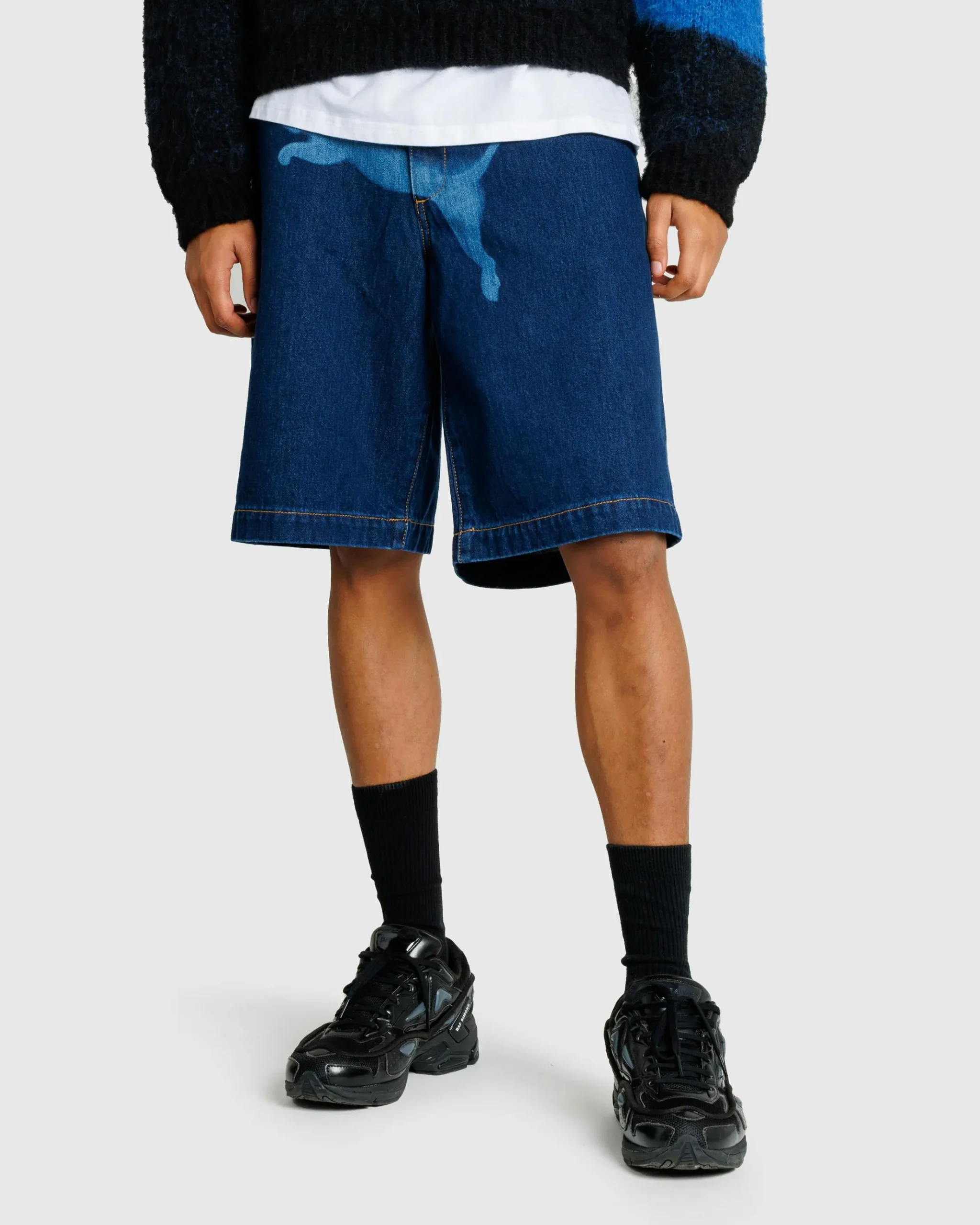 Cheap Puma Denim Short Dark Denim darkdenim