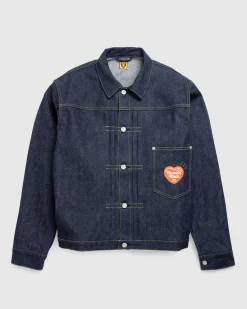 Online Human Made Denim Work Jacket Rigid indigo