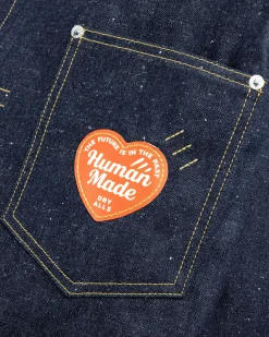 Online Human Made Denim Work Jacket Rigid indigo