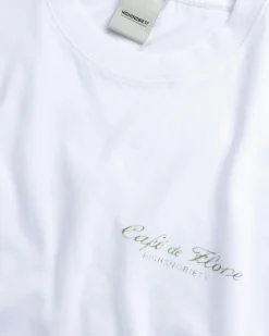 Discount Café de Flore Dessert T-Shirt white