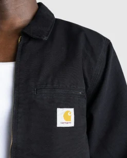 Shop Carhartt WIP Detroit Jacket Black/Aged Canvas