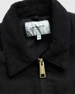 Shop Carhartt WIP Detroit Jacket Black/Aged Canvas