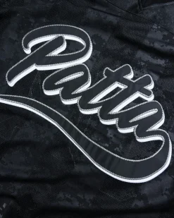 Shop Patta Digi Lobi Mesh Football Jersey black